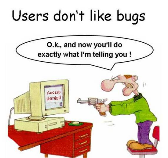 Images for Users don't like Bugs funny cartoons and many more Information & Technology Cartoons